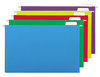 A Picture of product UNV-14221 Universal® Deluxe Bright Color Hanging File Folders Legal Size, 1/5-Cut Tabs, Assorted Colors, 25/Box