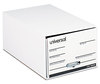 A Picture of product UNV-85220 Universal® Economy Storage Drawer Files Legal White, 6/Carton