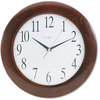 A Picture of product MIL-625214 Howard Miller® Corporate Wall Clock,  12-3/4", Cherry