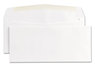 A Picture of product UNV-35209 Universal® Business Envelope Open-Side #9, Square Flap, Gummed Closure, 3.88 x 8.88, White, 500/Box