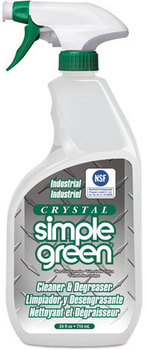 Simple Green® Crystal Industrial Cleaner/Degreaser,  24oz Bottle, 12/Carton