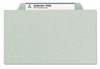 A Picture of product SMD-13234 Smead™ Expanding Recycled Heavy Pressboard Folders 1/3-Cut Tabs: Assorted, Letter Size, 2" Expansion, Gray-Green, 25/Box