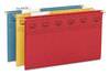 A Picture of product SMD-64140 Smead™ TUFF® Hanging Folders with Easy Slide™ Tab Legal Size, 1/3-Cut Tabs, Assorted Colors, 15/Box