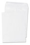 A Picture of product UNV-42101 Universal® Self-Stick Open End Catalog Envelope #10 1/2, Square Flap, Self-Adhesive Closure, 9 x 12, White, 100/Box