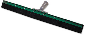 Unger® AquaDozer® Heavy-Duty Floor Squeegee,  18 Inch Blade, Green/Black Rubber, Straight