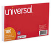 A Picture of product UNV-47250 Universal® Recycled Index Strong 2 Pt. Stock Cards Ruled 5 x 8, White, 100/Pack