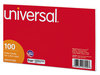 A Picture of product UNV-47250 Universal® Recycled Index Strong 2 Pt. Stock Cards Ruled 5 x 8, White, 100/Pack