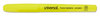 A Picture of product UNV-08851 Universal™ Pocket Highlighters Fluorescent Yellow Ink, Chisel Tip, Barrel, Dozen