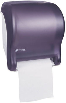 San Jamar® Tear-N-Dry Essence™ Touchless Towel Dispenser,  11.75x9 1/8x14 7/16, Black Pearl