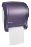 A Picture of product SJM-T8090TBK San Jamar® Tear-N-Dry Essence™ Touchless Towel Dispenser,  11.75x9 1/8x14 7/16, Black Pearl