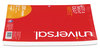A Picture of product UNV-20923 Universal® Filler Paper 3-Hole, 8.5 x 11, Wide/Legal Rule, 200/Pack