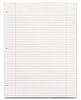 A Picture of product UNV-20923 Universal® Filler Paper 3-Hole, 8.5 x 11, Wide/Legal Rule, 200/Pack