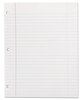 A Picture of product UNV-20923 Universal® Filler Paper 3-Hole, 8.5 x 11, Wide/Legal Rule, 200/Pack
