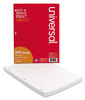 A Picture of product UNV-20923 Universal® Filler Paper 3-Hole, 8.5 x 11, Wide/Legal Rule, 200/Pack