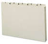 A Picture of product SMD-52369 Smead™ 100% Recycled Daily Top Tab File Guide Set 1/5-Cut 1 to 31, 8.5 x 14, Green, 31/Set