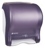A Picture of product SJM-T8400TBK San Jamar® Smart Essence Electronic Roll Towel Dispenser,  14.4hx11.8wx9.1d, Black, Plastic