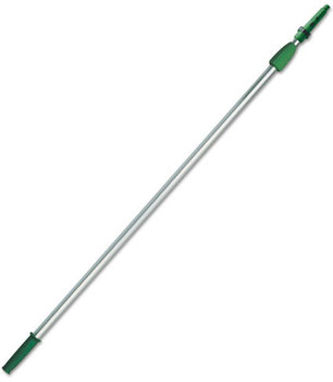Unger® Opti-Loc Extension Pole, Two Sections. 4 ft./1.25 m. Green/Silver.