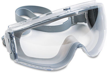 Uvex™ by Honeywell Stealth® Safety Goggles,  Antiscratch, Antistatic Goggles, Clear Lens, Gray Frame
