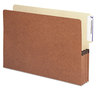 A Picture of product SMD-74624 Smead™ Redrope Drop-Front End Tab File Pockets 3.5" Expansion, Legal Size, 10/Box