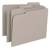 A Picture of product SMD-12343 Smead™ Colored File Folders 1/3-Cut Tabs: Assorted, Letter Size, 0.75" Expansion, Gray, 100/Box