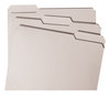 A Picture of product SMD-12343 Smead™ Colored File Folders 1/3-Cut Tabs: Assorted, Letter Size, 0.75" Expansion, Gray, 100/Box