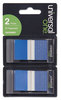 A Picture of product UNV-99002 Universal® Deluxe Pop-Up Page Flags Blue, 50 Flags/Dispenser, 2 Dispensers/Pack