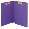 A Picture of product SMD-25550 Smead™ WaterShed® CutLess® End Tab Fastener Folders 0.75" Expansion, 2 Fasteners, Letter Size, Purple Exterior, 50/Box