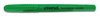 A Picture of product UNV-08852 Universal™ Pocket Highlighters Fluorescent Green Ink, Chisel Tip, Barrel, Dozen