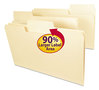 A Picture of product SMD-15301 Smead™ SuperTab® Top Tab File Folders 1/3-Cut Tabs: Assorted, Legal Size, 0.75" Expansion, 11-pt Manila, 100/Box
