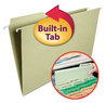 A Picture of product SMD-64083 Smead™ FasTab® Hanging Folders Legal Size, 1/3-Cut Tabs, Moss, 20/Box