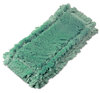 A Picture of product 965-219 Unger® Microfiber Washing Pad,  Green, 8 x 8, 5/Carton