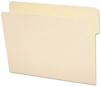 Smead™ Heavyweight Manila End Tab Folders 9" High Front, 1/3-Cut Tabs: Top, Letter Size, 0.75" Expansion, 100/Box