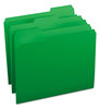 A Picture of product SMD-12143 Smead™ Colored File Folders 1/3-Cut Tabs: Assorted, Letter Size, 0.75" Expansion, Green, 100/Box