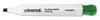 A Picture of product UNV-43654 Universal™ Dry Erase Marker Broad Chisel Tip, Green, Dozen
