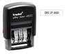 A Picture of product USS-E4820 Trodat® Economy Date Stamp,  Dater, Self-Inking, 1 5/8 x 3/8, Black