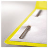 A Picture of product SMD-17940 Smead™ Top Tab Colored Fastener Folders 0.75" Expansion, 2 Fasteners, Legal Size, Yellow Exterior, 50/Box