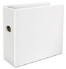 A Picture of product UNV-30722 Universal® Deluxe Easy-to-Open D-Ring View Binder 3 Rings, 1.5" Capacity, 11 x 8.5, White