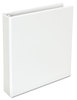 A Picture of product UNV-30722 Universal® Deluxe Easy-to-Open D-Ring View Binder 3 Rings, 1.5" Capacity, 11 x 8.5, White