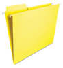 A Picture of product SMD-64097 Smead™ FasTab® Hanging Folders Letter Size, 1/3-Cut Tabs, Yellow, 20/Box