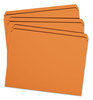 A Picture of product SMD-12510 Smead™ Reinforced Top Tab Colored File Folders Straight Tabs, Letter Size, 0.75" Expansion, Orange, 100/Box