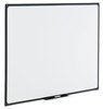 A Picture of product UNV-43629 Universal® Design Series Deluxe Dry Erase Board 48 x 36, White Surface, Black Anodized Aluminum Frame
