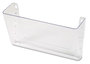 A Picture of product UNV-53692 Universal® Wall Files Letter Size, 13" x 4" 7", Clear