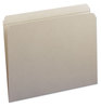 A Picture of product SMD-12310 Smead™ Reinforced Top Tab Colored File Folders Straight Tabs, Letter Size, 0.75" Expansion, Gray, 100/Box