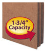 A Picture of product SMD-74214 Smead™ Redrope Drop Front File Pockets 1.75" Expansion, Legal Size, 25/Box