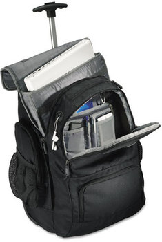 Samsonite® Wheeled Backpack,  14 x 8 x 21, Black/Charcoal