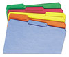 A Picture of product SMD-16943 Smead™ Colored File Folders 1/3-Cut Tabs: Assorted, Legal Size, 0.75" Expansion, Colors, 100/Box