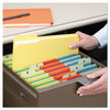 A Picture of product SMD-17943 Smead™ Colored File Folders 1/3-Cut Tabs: Assorted, Legal Size, 0.75" Expansion, Yellow, 100/Box