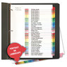 A Picture of product UNV-24814 Universal® Deluxe Table of Contents Dividers for Printers 31-Tab, 1 to 31, 11 x 8.5, White, Set