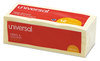 A Picture of product UNV-35662 Universal® Self-Stick Note Pads 1.5" x 2", Yellow, 100 Sheets/Pad, 12 Pads/Pack