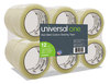 A Picture of product UNV-96000 Universal® Heavy-Duty Box Sealing Tape 3" Core, 1.88" x 54.6 yds, Clear, 12/Box